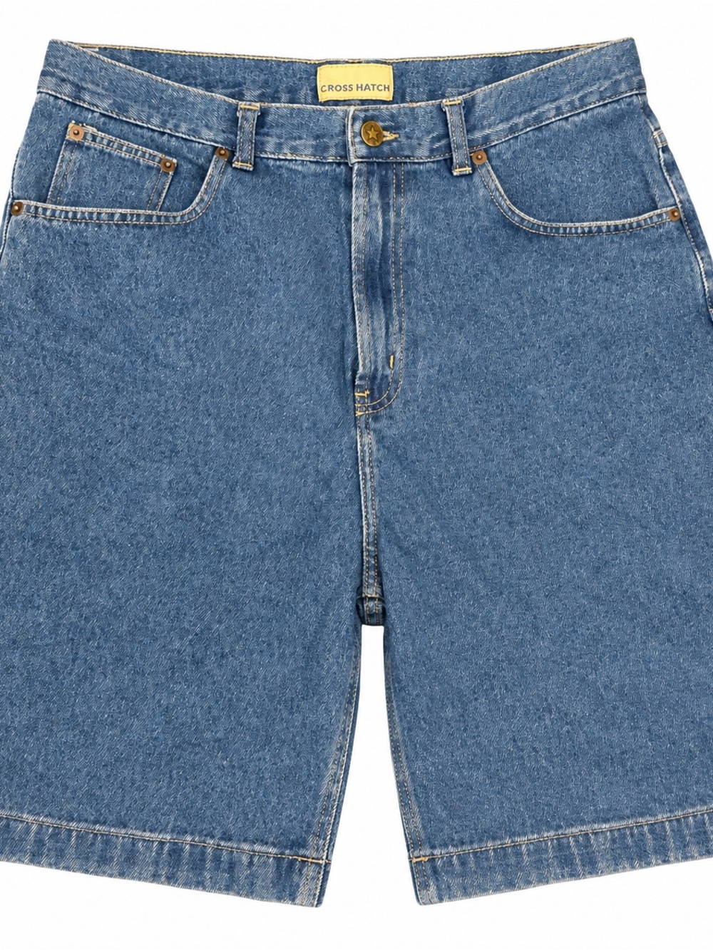 Vintage Cross Hatch Men’s Denim Carpenter Shorts Medium Wash Size 36